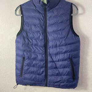 Smol Kickstarter Reversible Womens Puffer Vest Sz M